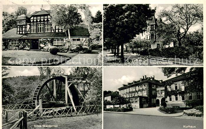 Bad Salzhausen Badehaus Haus Charlotte Kurhaus Altes Wasserrad