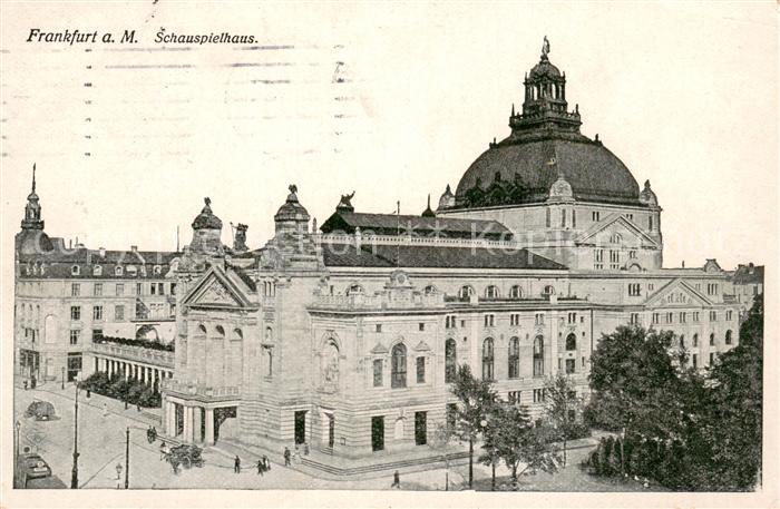 Frankfurt Main Schauspielhaus Feldpost