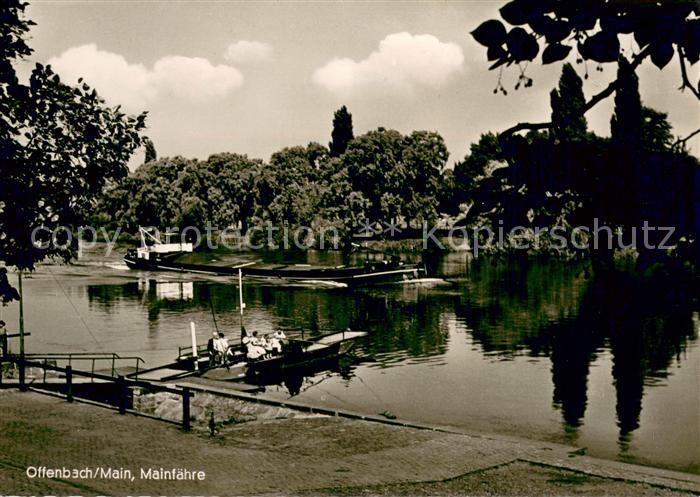 Offenbach Main Uferpromenade Mainfaehre