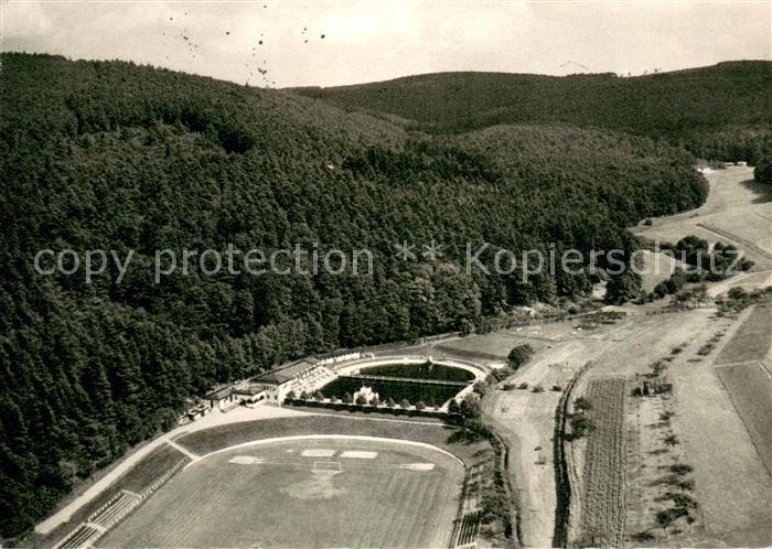 Michelstadt Stadion mit Blick zum Bundeslagerplatz des CVJM