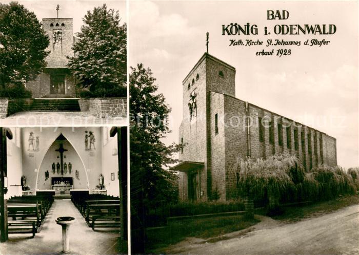 Bad Koenig Odenwald Katholische Kirche St. Johannes der Taeufer erbaut 1928