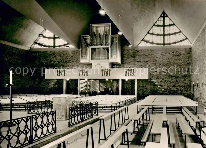 Marienheide Katholische Pfarrkirche Innenansicht Orgel