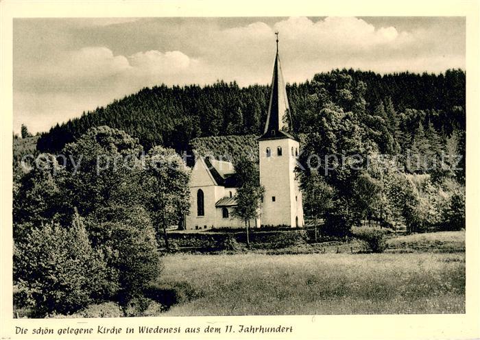 Wiedenest Kirche am Waldrand 11. Jhdt.