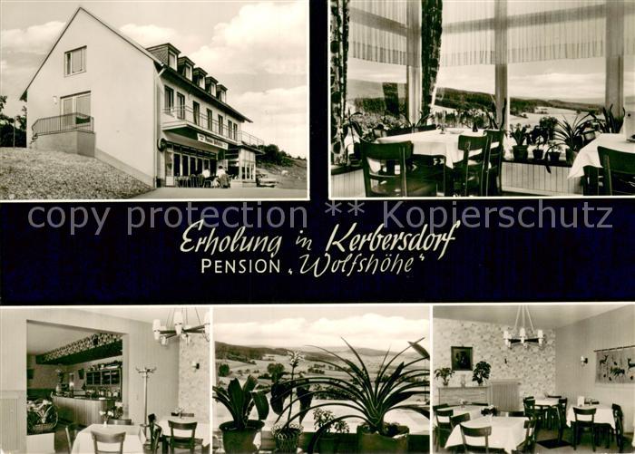 Kerbersdorf Pension Wolfshoehe Gastraum Terrasse
