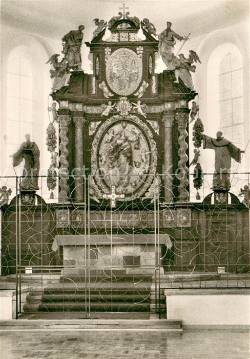 Altenstadt Hessen Kloster Engelthal in der Wetterau Hochaltar aus dem Jahre 1699