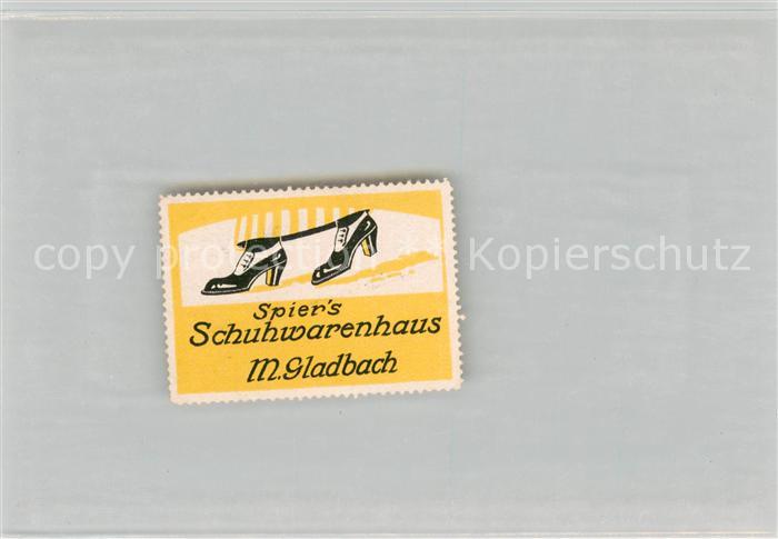 MoeNCHENGLADBACH NRW Spiers Schuhwahrenhaus Briefmarke