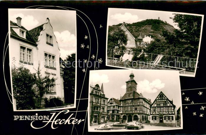 Heppenheim Bergstrasse Privat-Pension Hecker Fachwerkhaus