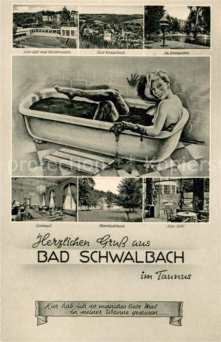 Bad Schwalbach Kur Cafe und Weinbrunnen Moorbadehaus