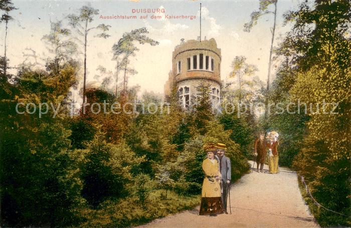 Duisburg Ruhr Aussichtsturm auf dem Kaiserberge