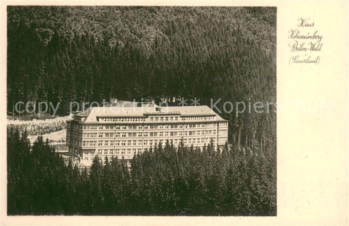 Brilon Hochsauerlandkreis NRW Haus Hoheneimberg Brilon-Wald