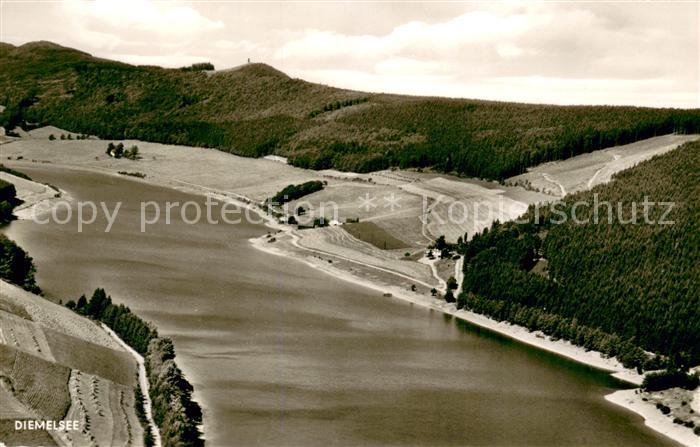 Messinghausen Fliegeraufnahme Diemelsee Ausblick ins Ittertal