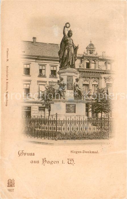 Hagen Selbecketal Sieges- Denkmal