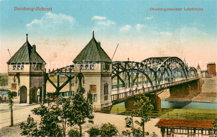 Duisburg Ruhrort Oberbuergermeister Lehrbruecke