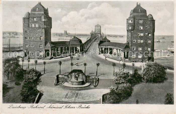 Duisburg Ruhrort Admiral Scheer- Bruecke