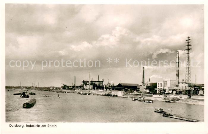 Duisburg Ruhr Industrie am Rhein