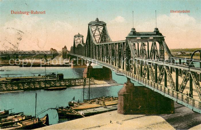 Duisburg Ruhrort Rheinbruecke