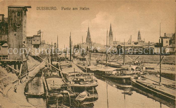 Duisburg Ruhr Partie am Hafen