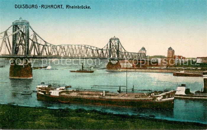 Duisburg Ruhrort Rheinbruecke