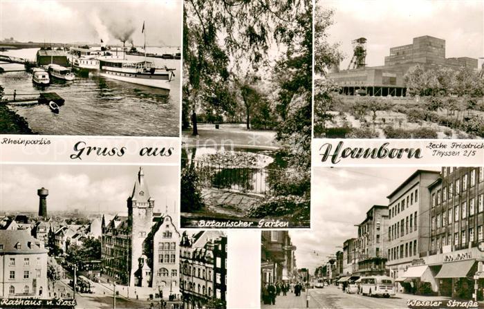 Hamborn Zeche Friedrich Thyssen Rheinpartie Botanischer Garten