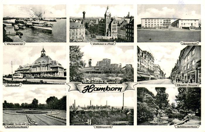 Hamborn Rheinpartie Zeche Friedrich Thyssen Jubilaeumshain Huettenwerk