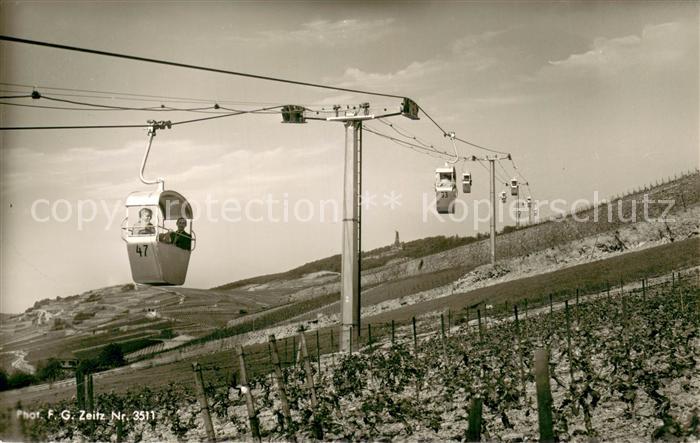 Ruedesheim am Rhein Seilbahn zum Nationaldenkmal