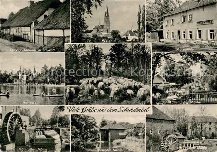 Waldniel Strohdachhaeuser Hariksee Muehlrather Muehle Bremter Muehle Bruggener M