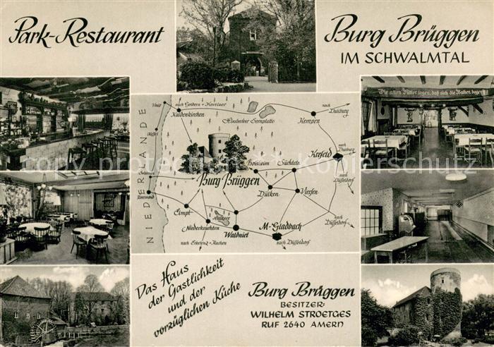 Schwalmtal Niederrhein Park- Restaurant Burg Brueggen