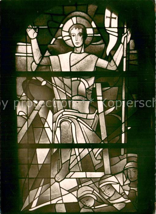 Rheydt Moenchengladbach Parrkirche Herz-Jesu Kirchenfenster Die Auferstehung