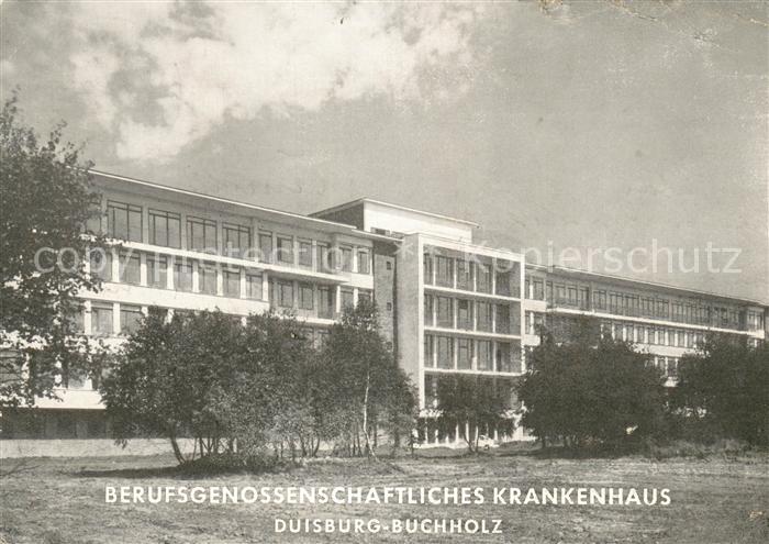 Buchholz Duisburg Berufsgenossenschaftliches Krankenhaus