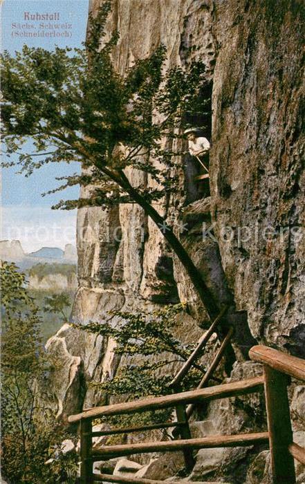 Schandau Bad Kuhstall Saechs. Schweiz Schneiderloch