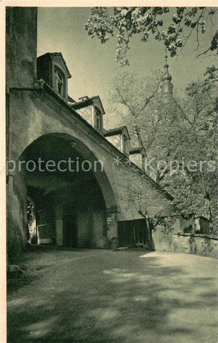 Weesenstein Auffahrt zum Schloss Weesenstein