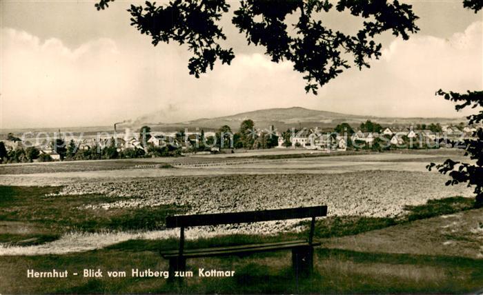 Herrnhut Blick vom Hutberg zum Kottmar