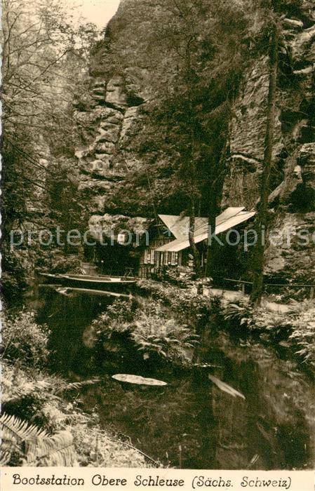 Bad Schandau Bootsstation Obere Schleuse