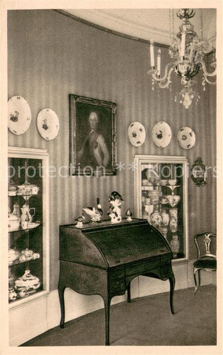 Moritzburg Sachsen Jagdschloss Porzellanquartier Zimmer Koenig Friedrich Augusts