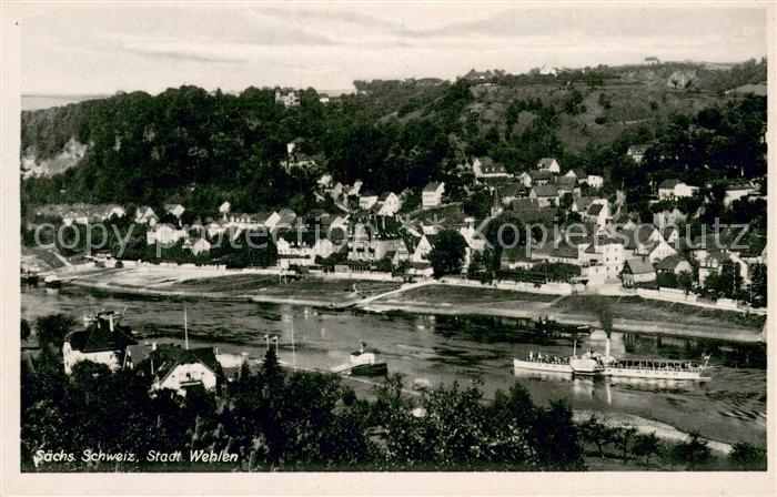 Wehlen Sachsen Gesamtansicht