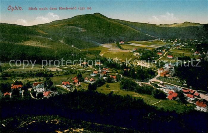 Oybin Sachsen Blick nach dem Hochwald