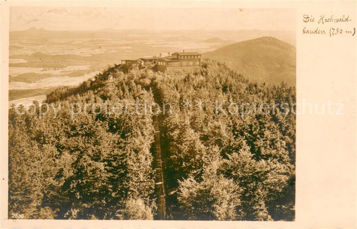 Oybin Sachsen Die Hochwaldbauden im Zittauer Gebirge