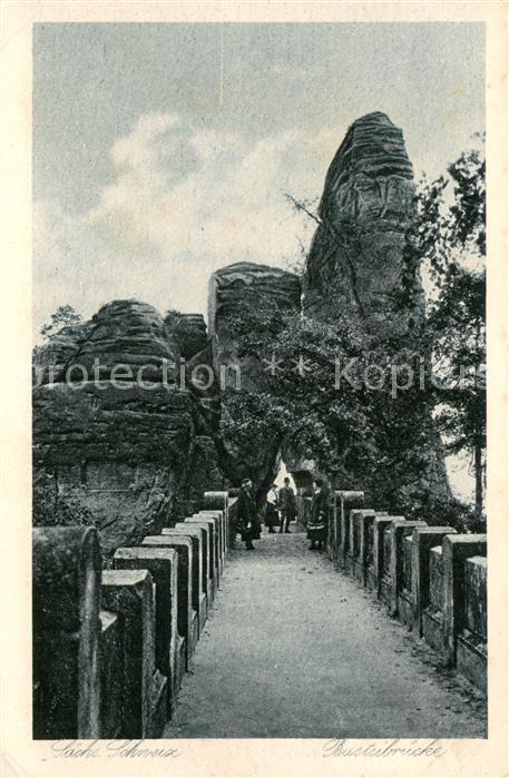 Lohmen Sachsen Basteibruecke