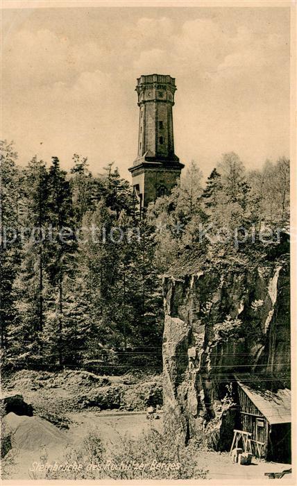 Rochlitz Sachsen Steinbrueche des Rochlitzer Berges