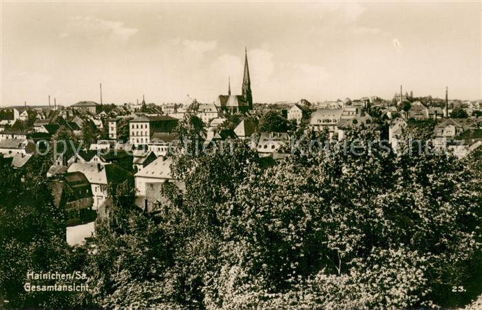 Hainichen Sachsen Gesamtansicht