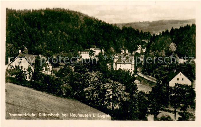 Dittersbach Erzgebirge Gesamtansicht