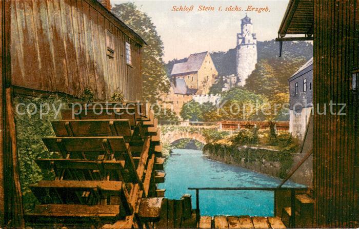 Hartenstein Zwickau schloss Stein und Muehle