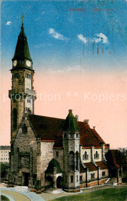 Zwickau Sachsen Lutherkirche Feldpost