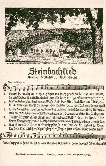 Johanngeorgenstadt Steinbachlied