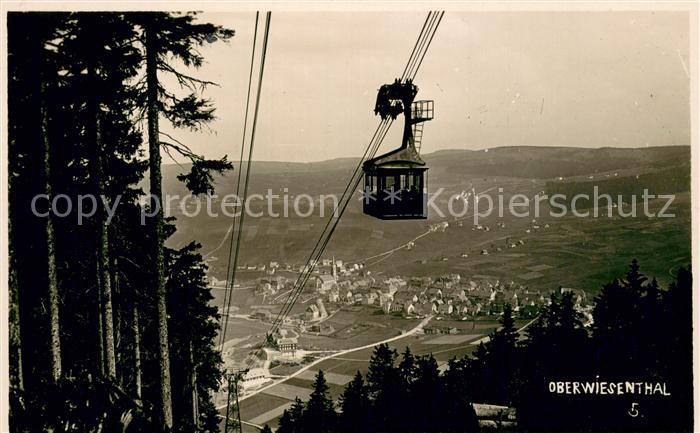 Oberwiesenthal Erzgebirge Gesamtansicht und Gondel