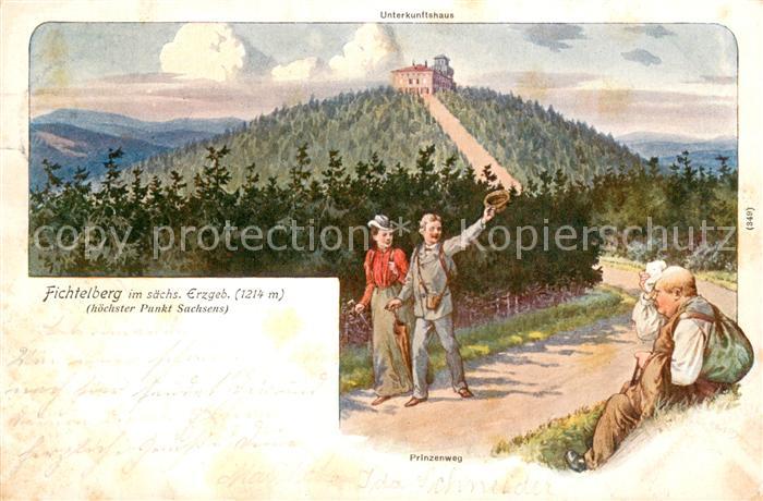 Fichtelberg Oberwiesenthal Bergansicht