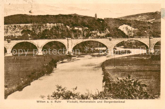 Witten Ruhr Viadukt Hohenstein Bergerdenkmal