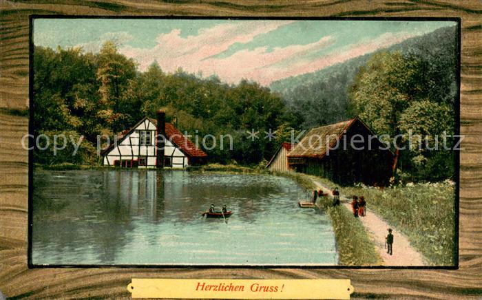 Witten Ruhr Partie am Teich