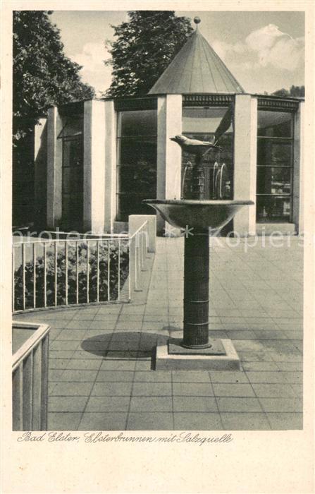 Bad Elster Elsterbrunnen mit Salzquelle