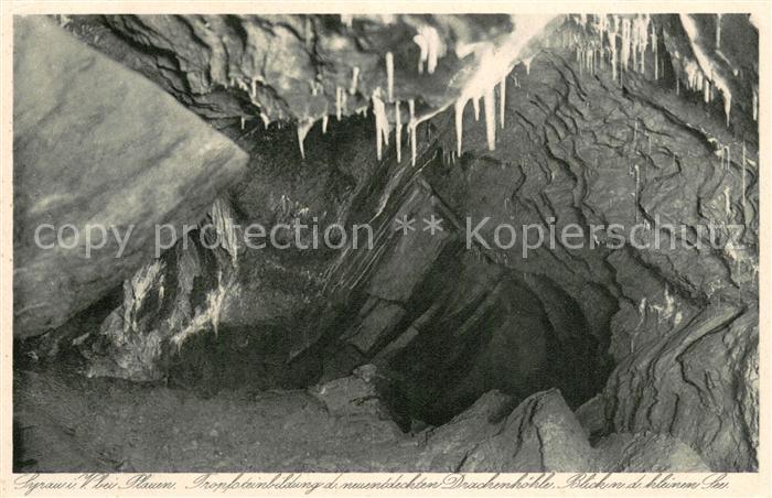 Syrau Vogtland Tropfsteinbildung in der Drachenhoehle